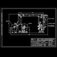 Hot melt coating machine