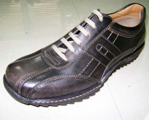 Mens Leather Shoes - 016