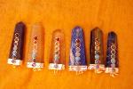 7 Chakra Flat Pencil Pendant