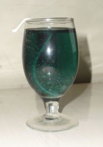 Sea Green Gel Candles