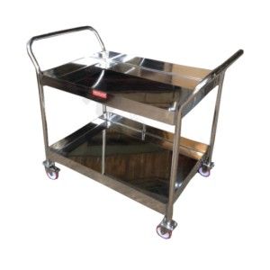 stainless steel transport trolley