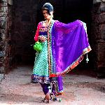 Multi Color Anarkali Suit