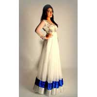 White Anarkali Suits