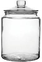 glass storage jar