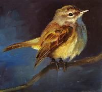 birds oil paintings