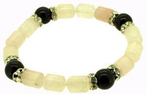 Rose q. black onyx lucky charm bracelet