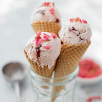 Strawberry Ripple Ice Cream