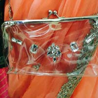 transparent clutch bags