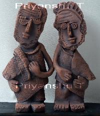 Terracotta Raku Sculpture