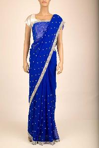 Elegant Blue Saree