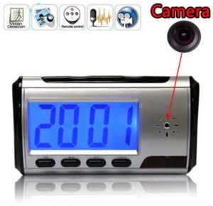 Spy Digital Table Clock Camera