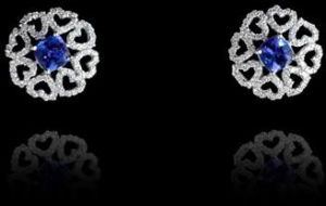 10 Blue Luxury Diamond Earrings