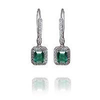 4 Emerald Earrings