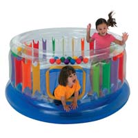 Jump-o-lene Transparent Ring Bounce Fun & Play Inflatable