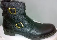 Pure Leather Black Boot for Men