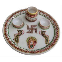 Marble Pooja Thali