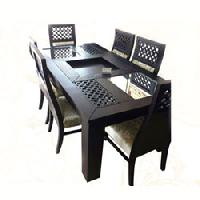 Rubber Wood Dining Table Set