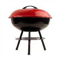 Taz Black and Red Amalgam Round Small Barbecue