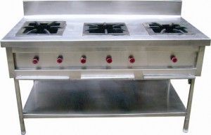 3 Burner Indian Range