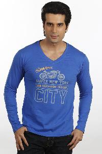 Mens Blue Tee Shirt