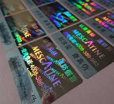 Hologram Scratch Off Labels