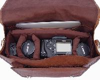 camera leather bag