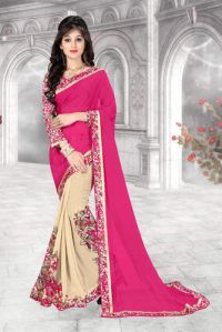 Half & Half Weightless Designer Sarees