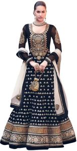 Awesome Fabrics Diwali Black Anarkali