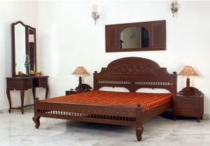 Rajsthani Carving Bedroom Set Furniture
