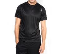 Reebok RE SS Black Tees