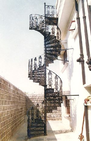 Cast Iron Spiral Stair