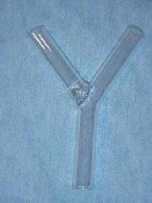 Glass Y Tubing Connector