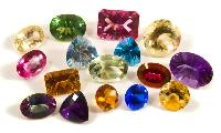 synthetic coloured gemstones