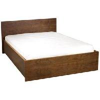 wood double beds