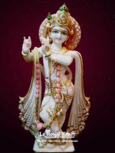 White Marble Krishna Statues