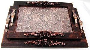 Decorative Serving Tray Set