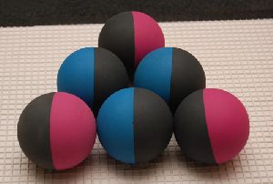 Two Tone Rubber balls