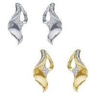 platinum gold earrings