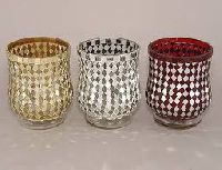 Mosaic Glass Votive