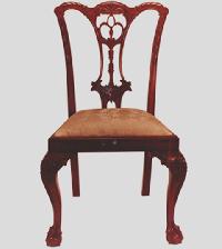 Chippendale Reproduction Chair-Mahogany