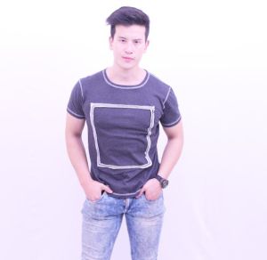 Mens Fabric Applique T-Shirts