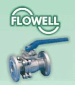 Flowell FIRE SAFE DESIGN BALL VALVE, FLANGED ENDS.