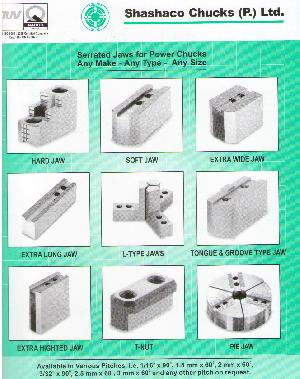 serrated jaws for power chucks