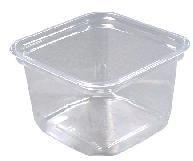 square plastic container