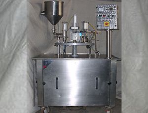Semi Automatic Dahi Cup Filling Machine