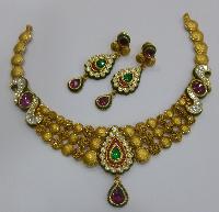 gold jadtar antique jewelry