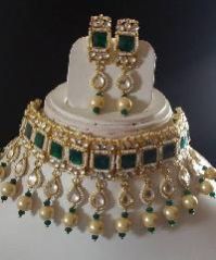 silver kundan jewelry