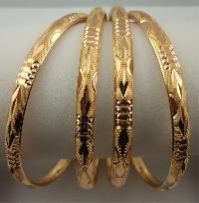 machine cut bangles