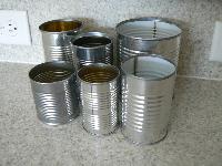 empty tin containers
