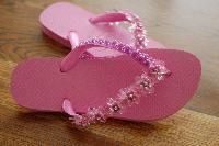 beaded slippers